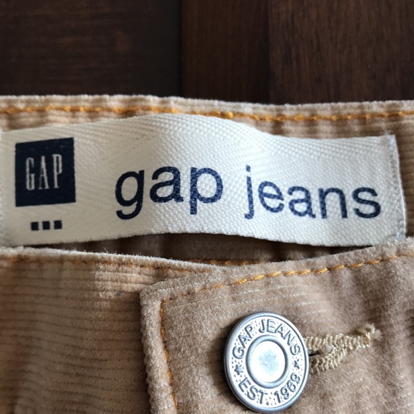 Women’s size 4 tan gap jeans corduroy skirt - Picture 2 of 8